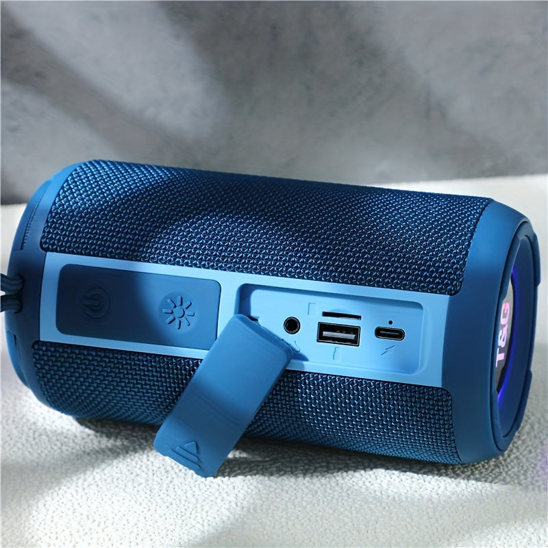 T&G656 RGB Light Wireless Cylinder BT Speaker Portable Book Outdoor Waterproof - Digital Edges | Online Electronics Store