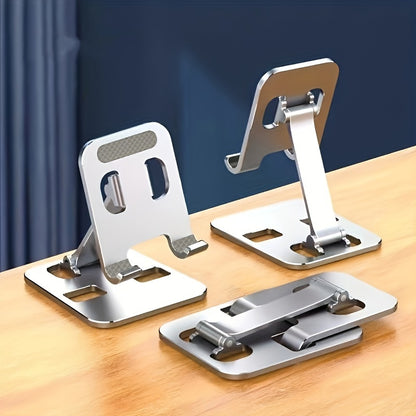 Metal Foldable Lifting Mobile Phone Holder Lazy Desktop Holder Mobile Phone Tablet Universal Holder Multi Angle Adjustable Mobile Phone Holder Children's Online Class Mobile Phone Holder Base Compact And Portable - Digital Edges | Online Electronics Store