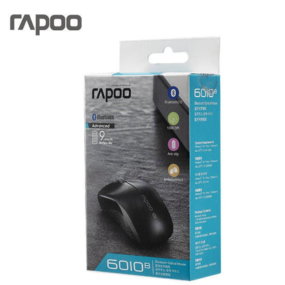 Rapoo 6010B Bluetooth 3.0 Optical Wireless Mouse Office Mice for Tablet Laptop Computer