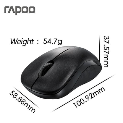 Rapoo 6010B Bluetooth 3.0 Optical Wireless Mouse Office Mice for Tablet Laptop Computer