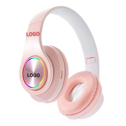 B39 Wireless Headphones  Breathing Light Stable Connection Low Latency Noise Reduction Deep Bass Bluetooth