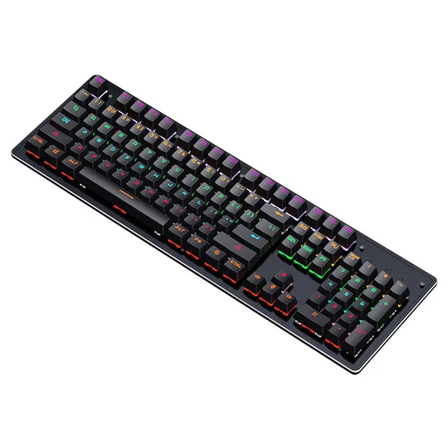 K880 Hot Swappable Mechanical Keyboard, Esports Game, Green Axis Office Computer Keyboard, Wired Mechanical Keyboard