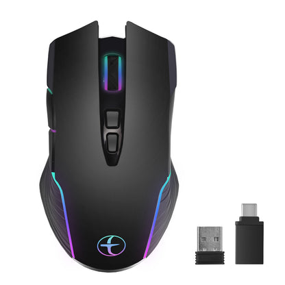 Virtual anti sleep wireless mouse