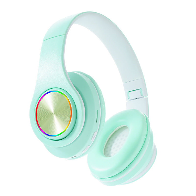 B39 Wireless Headphones  Breathing Light Stable Connection Low Latency Noise Reduction Deep Bass Bluetooth