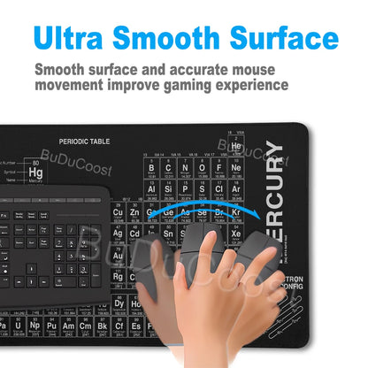 HD Periodic Table Of Elements Xxl Desk Mat PC Extended Mousepad Gamer Computer Mouse Pad Gaming Keyboard Mats Office Accessories