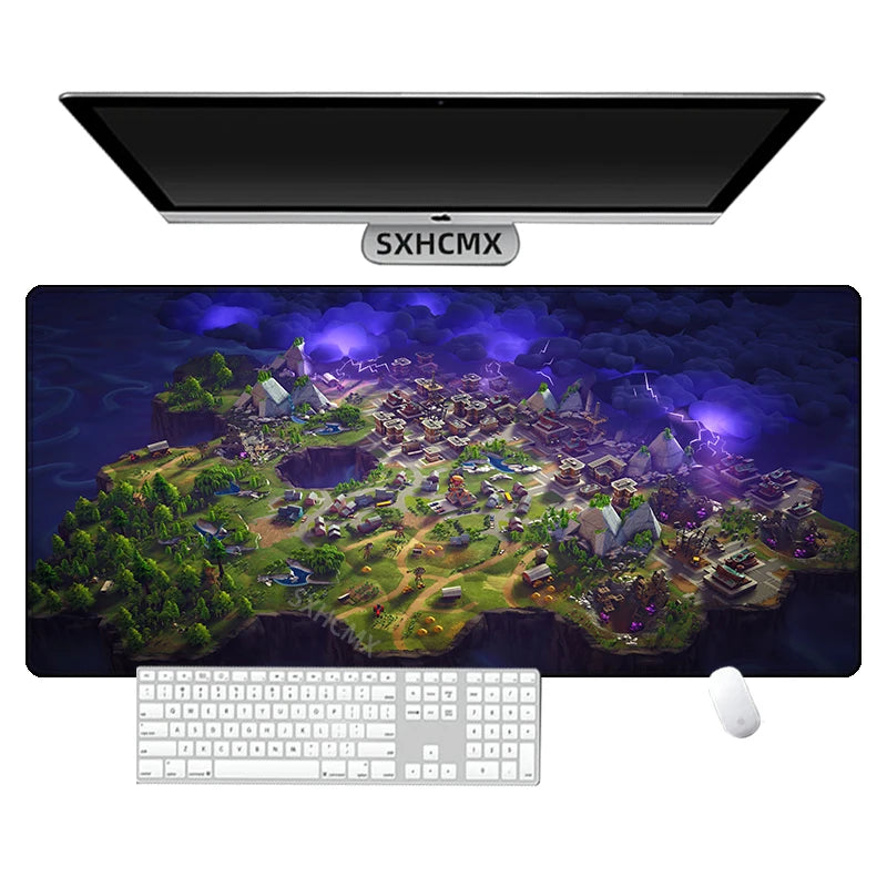 Mouse Pad Gamer F-Fortnite XL HD New Mousepad Gaming Speed XXL Desk Mat Natural Rubber Office Mouse Mats Keyboard MousePad