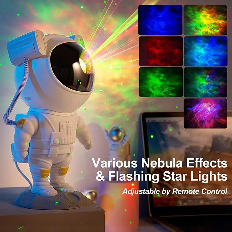 Kids Star Projector Night Light with Remote Control 360 Adjustable Design Astronaut Nebula Galaxy Lighting for Children - Digital Edges | Online Electronics Store