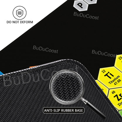 HD Periodic Table Of Elements Xxl Desk Mat PC Extended Mousepad Gamer Computer Mouse Pad Gaming Keyboard Mats Office Accessories