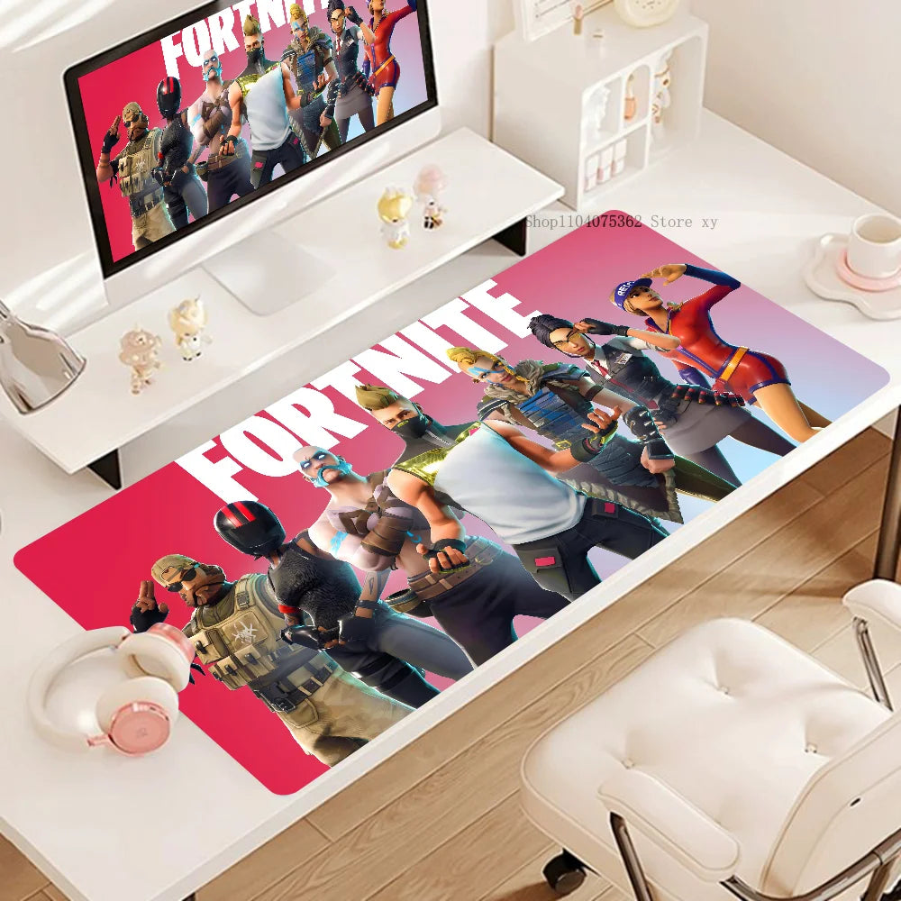 Paradise Shooting F-Fortnite Game Non-slip Mouse Pad Office Computers Laptops E-sports Game Desk Mats XXL Keyboard