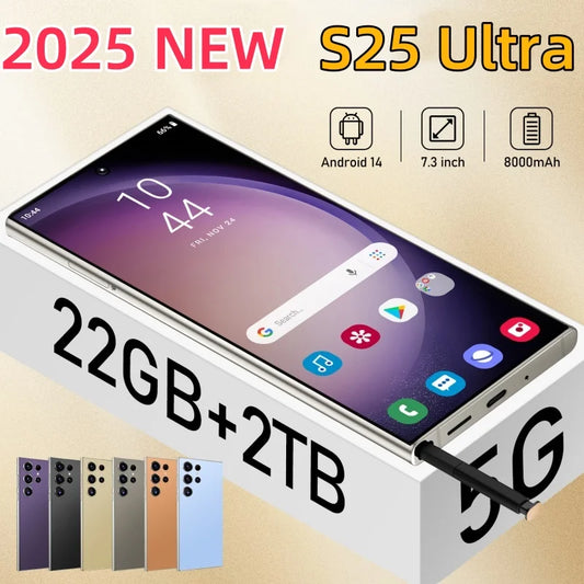 S25 Ultra Smartphone Original 7.3 Inch Celular Android Mobile Phones Unlocked 5G Dual Sim Global Version Cell Phones