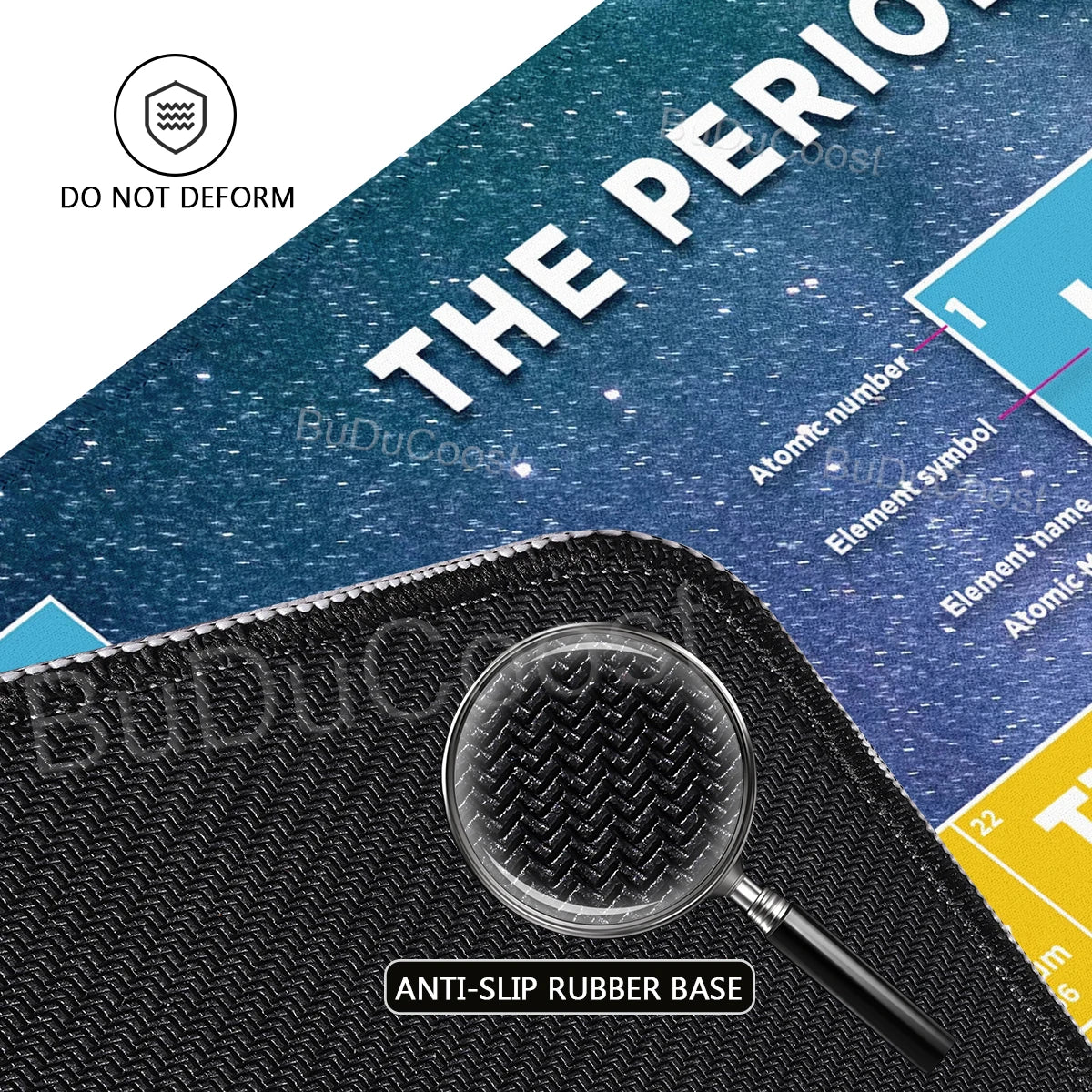 HD Periodic Table Of Elements Xxl Desk Mat PC Extended Mousepad Gamer Computer Mouse Pad Gaming Keyboard Mats Office Accessories