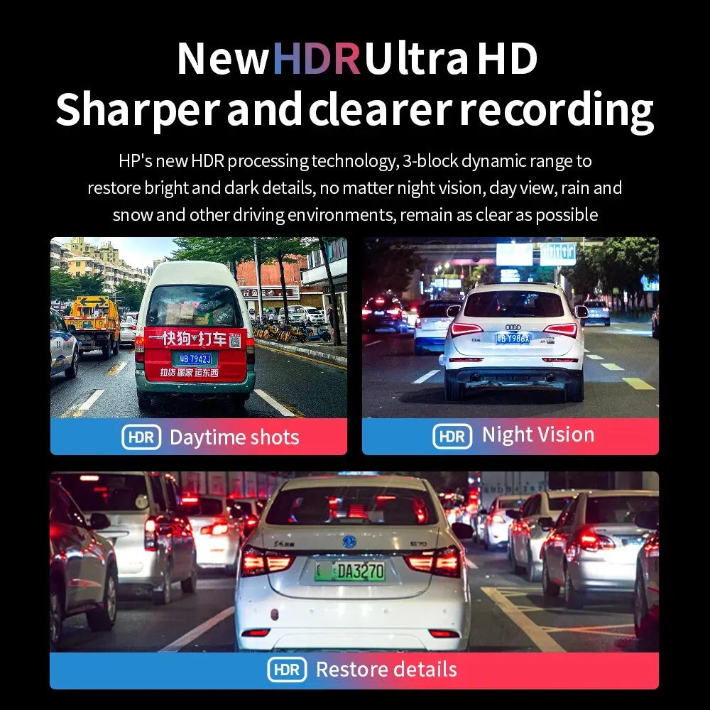 Dash Cam WiFi Full HD 1296P