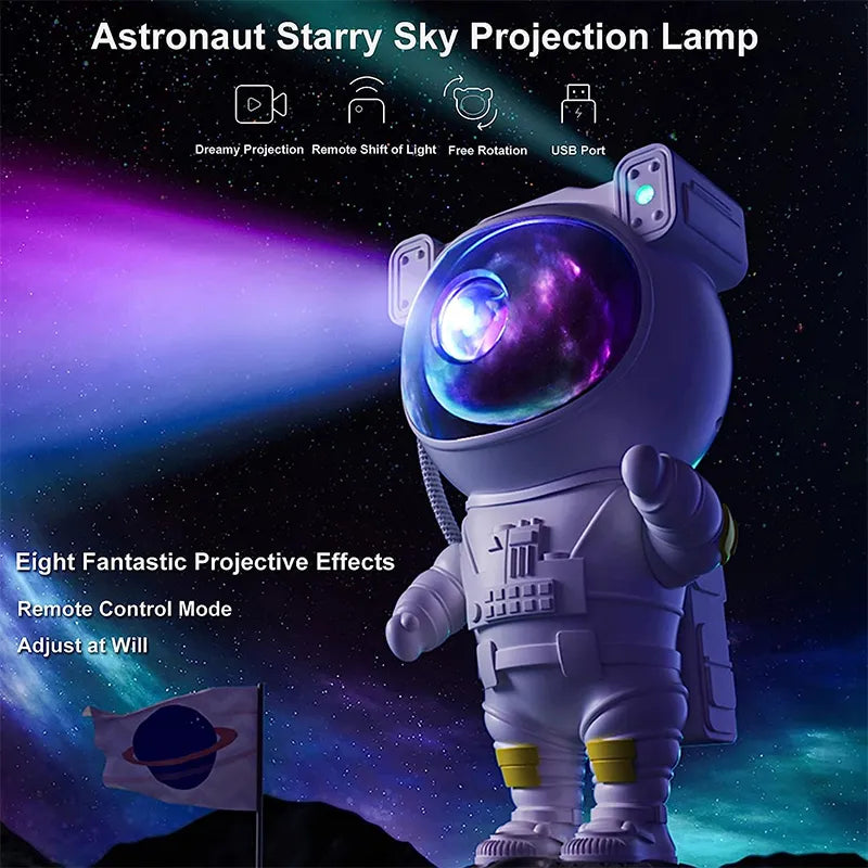 Kids Star Projector Night Light with Remote Control 360 Adjustable Design Astronaut Nebula Galaxy Lighting for Children - Digital Edges | Online Electronics Store