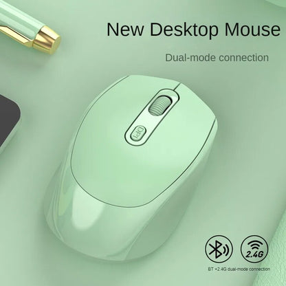 Rechargeable Bluetooth 5.2 Mouse USB Dual Mode 2.4G Wireless Mouse 1200 DPI For MacBook Tablet Laptop PC Gaming Accessories - Digital Edges | Online Electronics Store