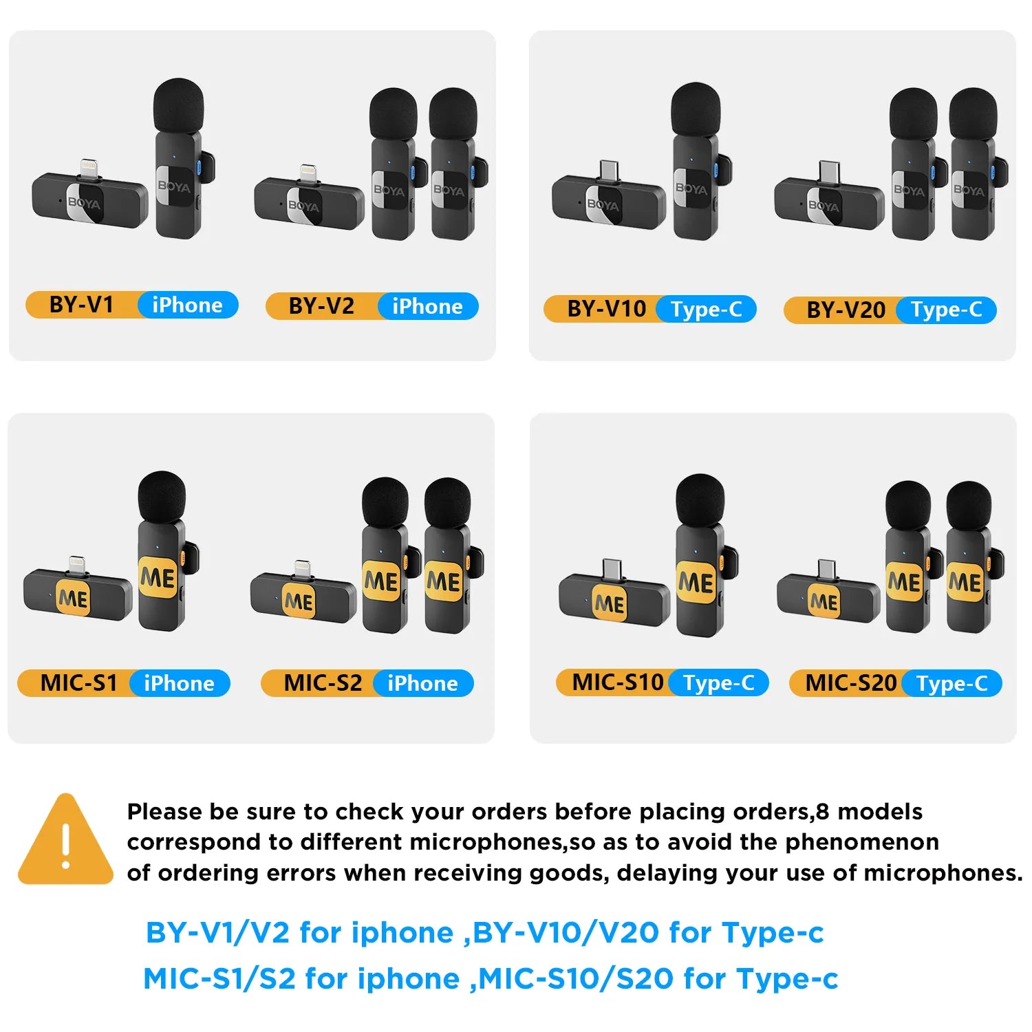 BOYA BY-V Professional Wireless Lavalier Mini Microphone for iPhone iPad Android Live Broadcast Gaming Recording Interview Vlog - Digital Edges | Online Electronics Store