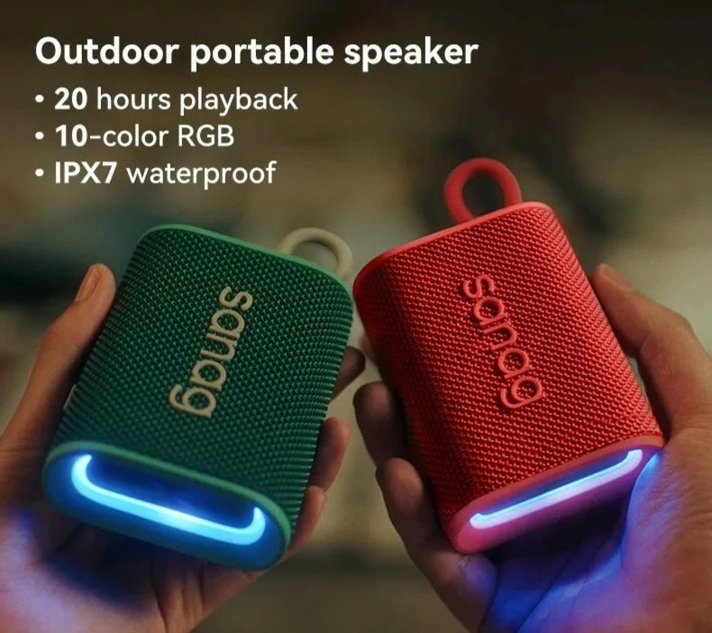 Sanag M13S PRO Bluetooth Speaker 5W IPX7 Waterproof Mini Outdoor Portable APP Control Wireless Speaker Subwoofer Hands Free Call - Digital Edges | Online Electronics Store