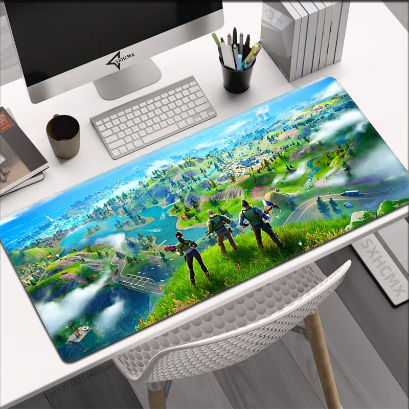 Mouse Pad Gamer F-Fortnite XL HD New Mousepad Gaming Speed XXL Desk Mat Natural Rubber Office Mouse Mats Keyboard MousePad