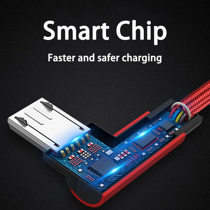 3pieces 3A Fast Charging Micro USB Elbow Cable for Game for Samsung Xiaomi Redmi POCO Huawei Honor Cell Phone Charger USB Cables - Digital Edges | Online Electronics Store