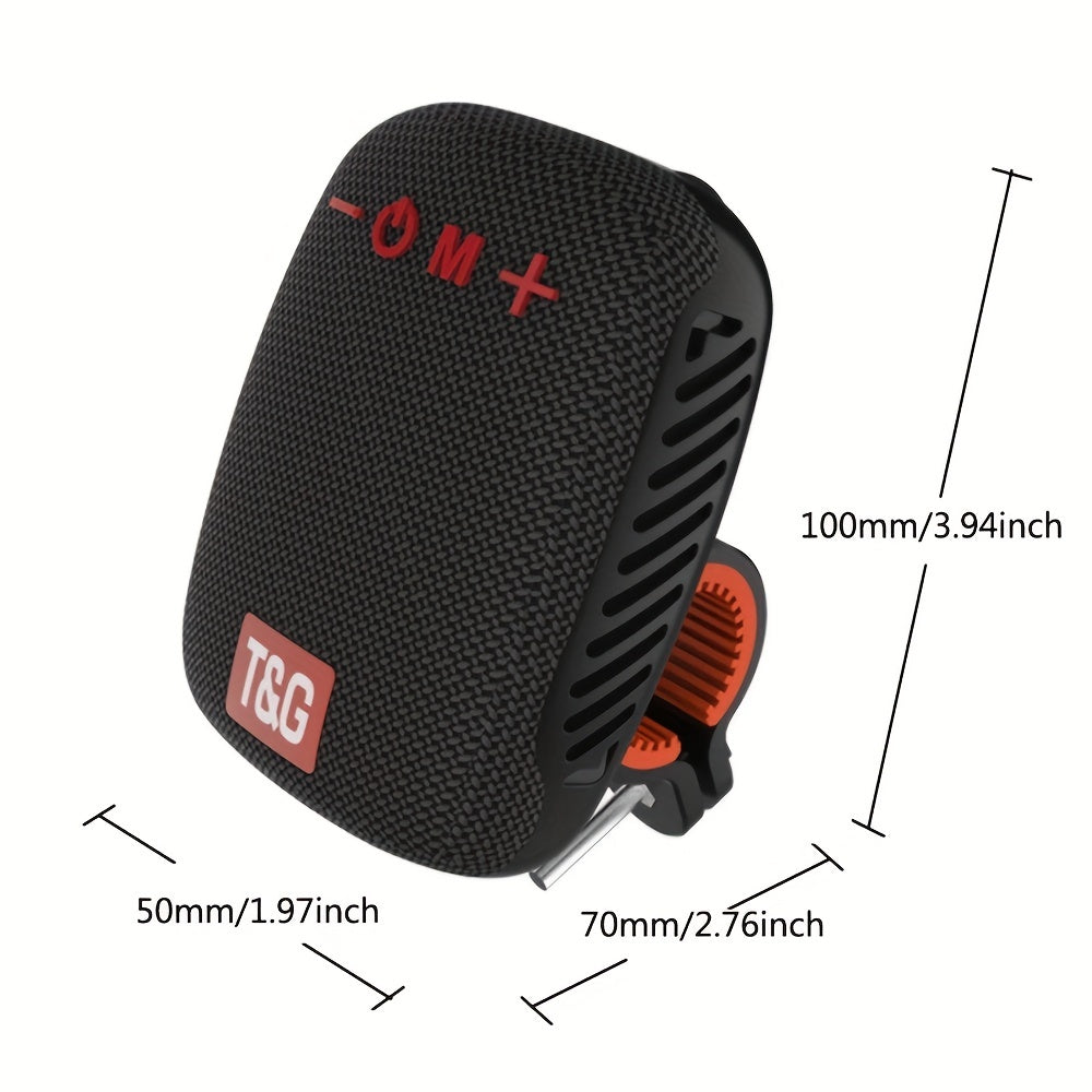 T&G392 Outdoor Bicycle Wireless Speaker ,BT Built-in Mic Hands-free Call IPX5 Waterproof TWS AUX USB TF FM Radio - Digital Edges | Online Electronics Store