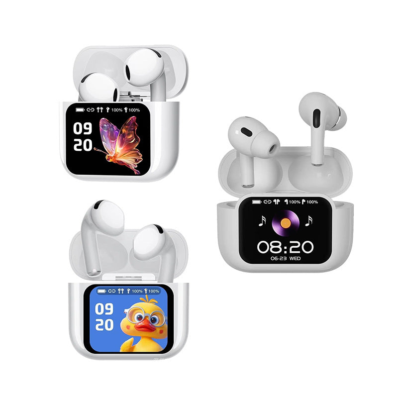 Full-color screen noise-reduced in-ear Bluetooth headphones – Digital Edges