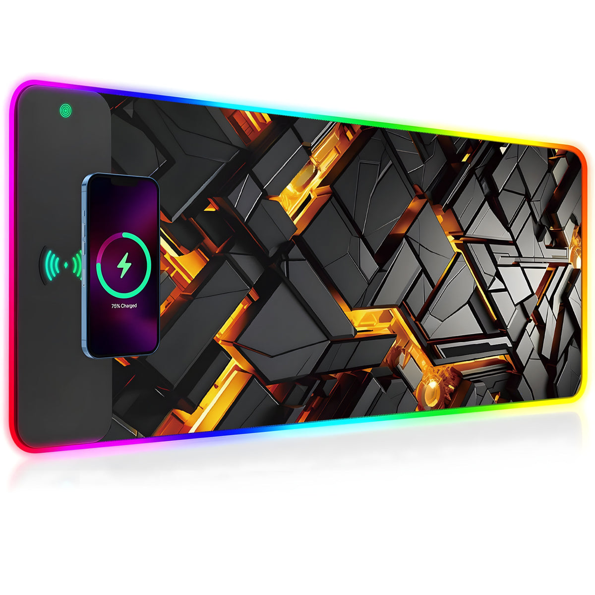 Wireless charging illuminated mouse pad – additional product photo 4