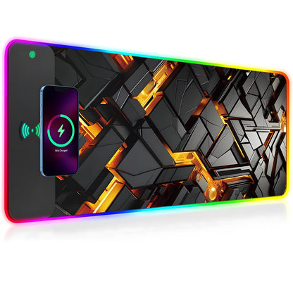 Wireless charging illuminated mouse pad – additional product photo 4