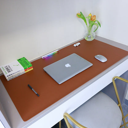 Leather Mouse Pad Large Desk Mat Waterproof Customizable Office Writing Pad