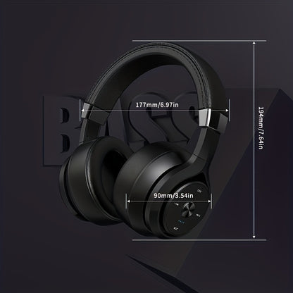 Wireless Headphones, 30H Playtime EQ Music Modes Wireless Headphones With Microphone, HiFi Stereo Foldable Lightweight Headset, Deep Bass For Phone PC Headset - Digital Edges | Online Electronics Store