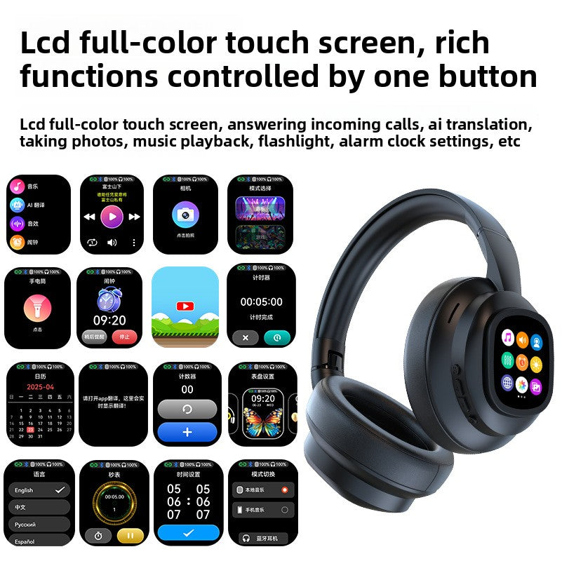 AI Bluetooth Headphones with Real-Time Voice Translation – additional product photo 3