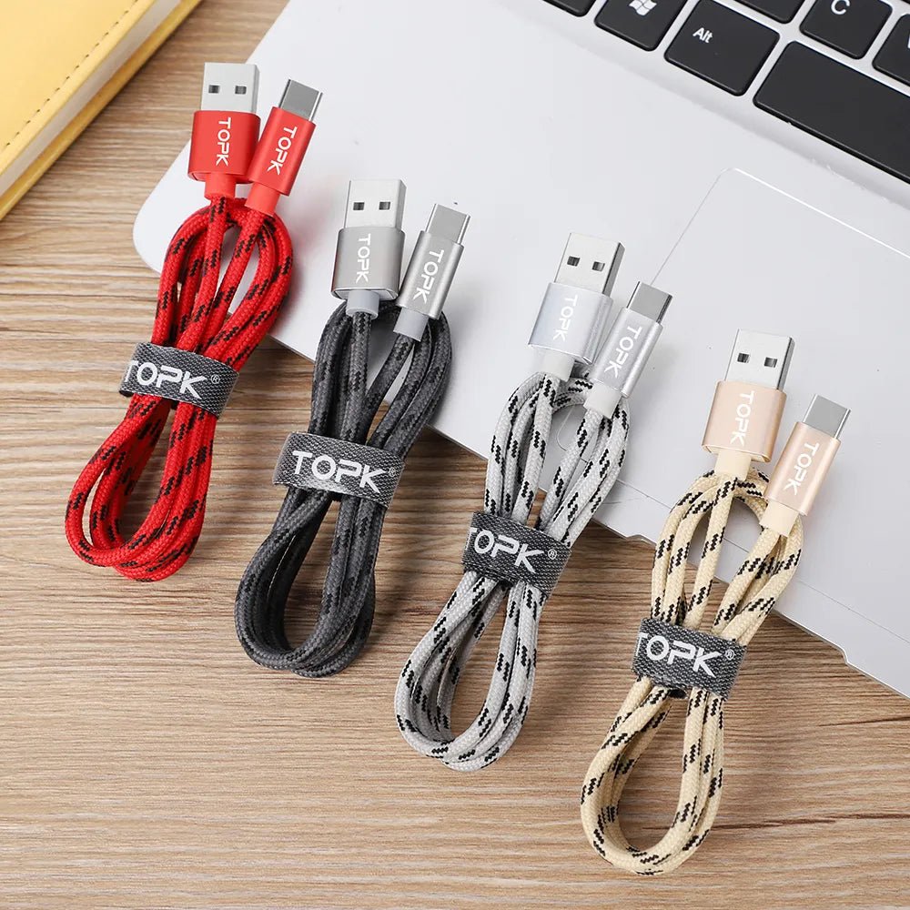 1m 2m USB Type C Charging Cable Data transmission & Charge Type-C USB - Digital Edges | Online Electronics Store