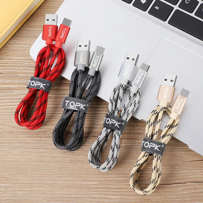 1m 2m USB Type C Charging Cable Data transmission & Charge Type-C USB - Digital Edges | Online Electronics Store