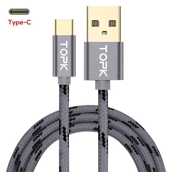 1m 2m USB Type C Charging Cable Data transmission & Charge Type-C USB - Digital Edges | Online Electronics Store