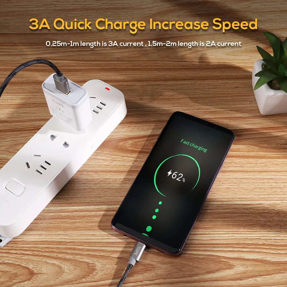 1m 2m USB Type C Charging Cable Data transmission & Charge Type-C USB - Digital Edges | Online Electronics Store
