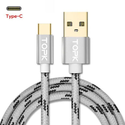 1m 2m USB Type C Charging Cable Data transmission & Charge Type-C USB - Digital Edges | Online Electronics Store