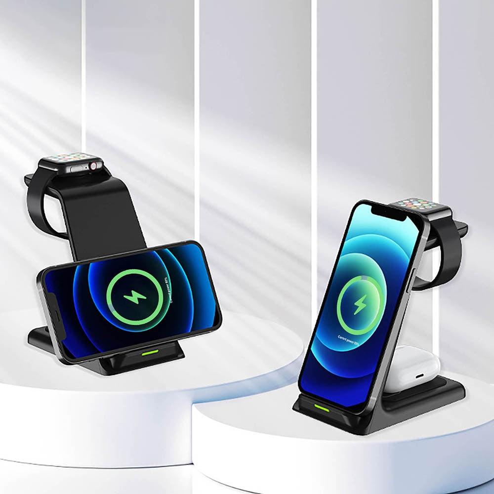 3 in 1 Wireless Charger Stand Dock 20W - Digital Edges | Online Electronics Store