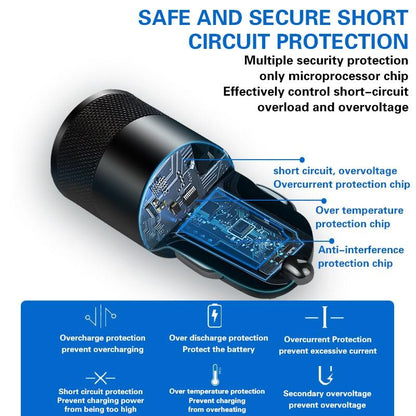Metal Alloy Car Charger - Digital Edges | Online Electronics Store