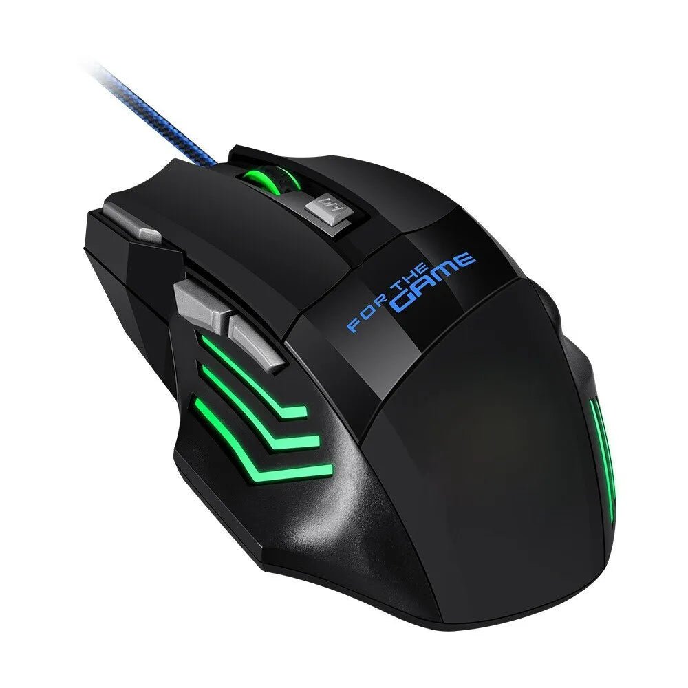 Best Gaming Mouse for Large Hands | RGB Backlit Ergonomic Mice 7D Wired - Digital Edges | Online Electronics Store