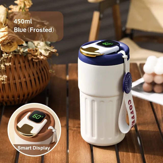Best insulated Coffee Mug-Portable keeps Cold And Heat LED Temperature - Digital Edges | Online Electronics Store