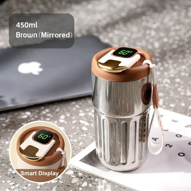 Best insulated Coffee Mug-Portable keeps Cold And Heat LED Temperature - Digital Edges | Online Electronics Store
