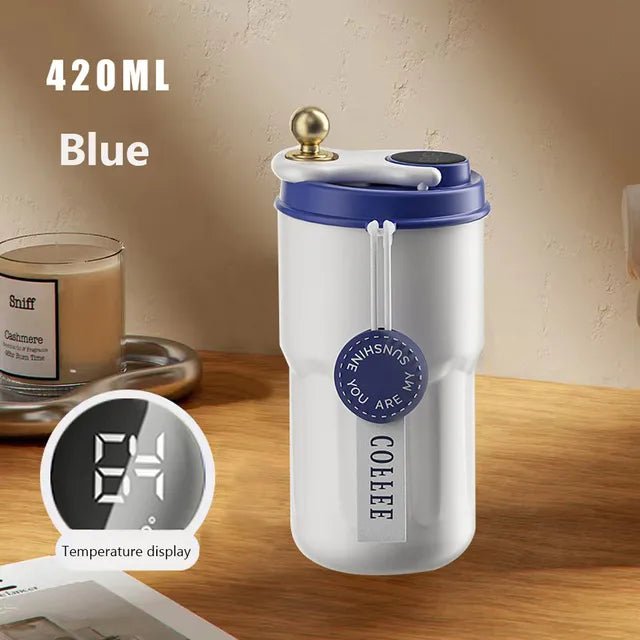 Best insulated Coffee Mug-Portable keeps Cold And Heat LED Temperature - Digital Edges | Online Electronics Store