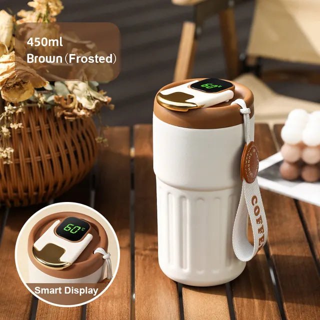 Best insulated Coffee Mug-Portable keeps Cold And Heat LED Temperature - Digital Edges | Online Electronics Store