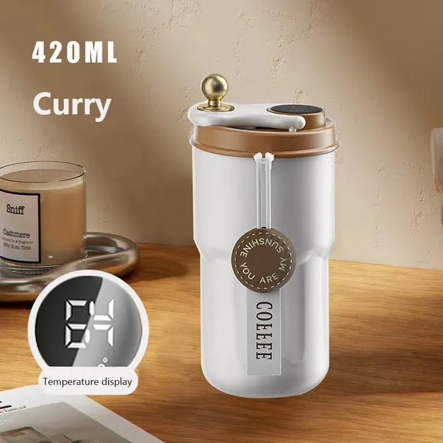 Best insulated Coffee Mug-Portable keeps Cold And Heat LED Temperature - Digital Edges | Online Electronics Store