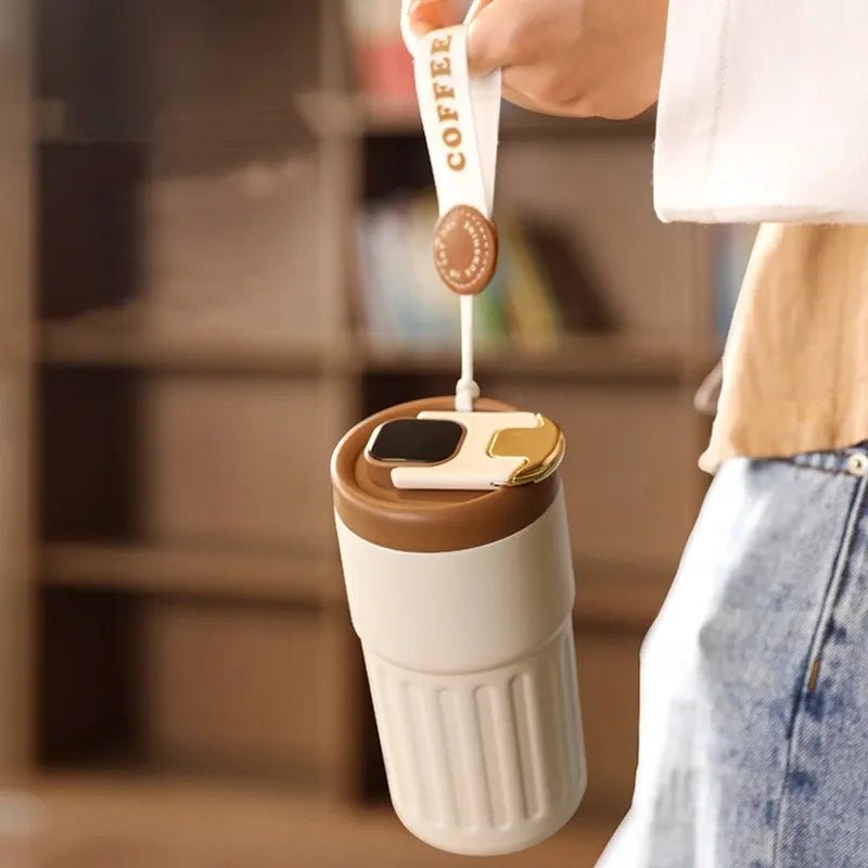 Best insulated Coffee Mug-Portable keeps Cold And Heat LED Temperature - Digital Edges | Online Electronics Store