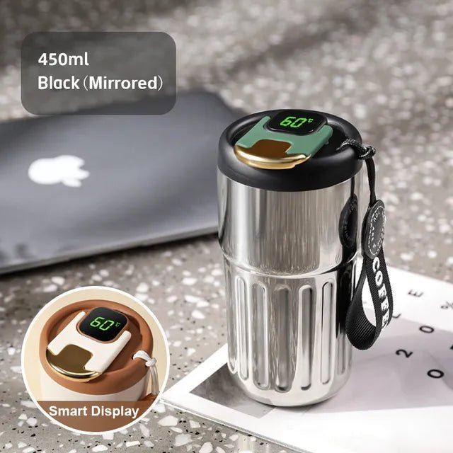Best insulated Coffee Mug-Portable keeps Cold And Heat LED Temperature - Digital Edges | Online Electronics Store