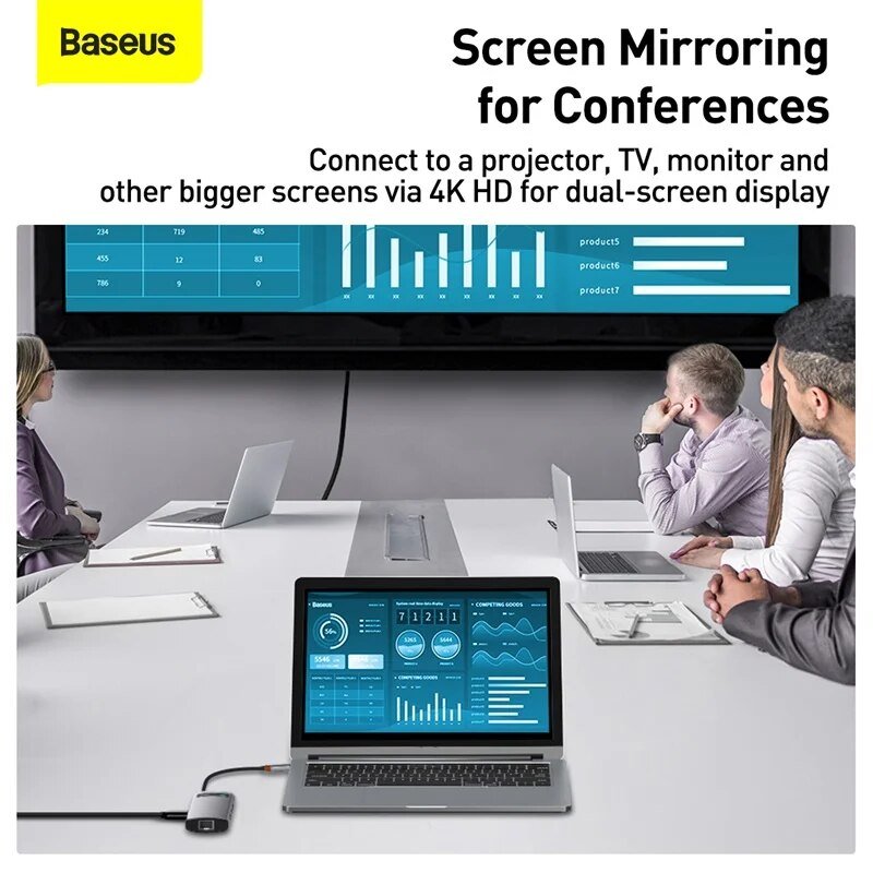Best USB Hub for Macbook | Baseus USB-4K Type C-3.0 Splitter PD 100W - Digital Edges | Online Electronics Store