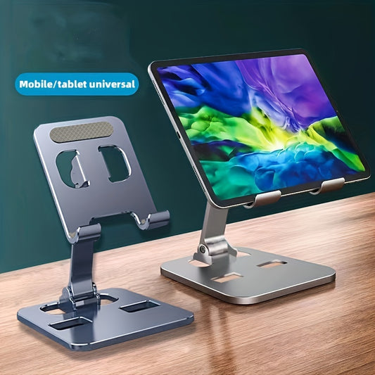Metal Foldable Lifting Mobile Phone Holder Lazy Desktop Holder Mobile Phone Tablet Universal Holder Multi Angle Adjustable Mobile Phone Holder Children's Online Class Mobile Phone Holder Base Compact And Portable - Digital Edges | Online Electronics Store